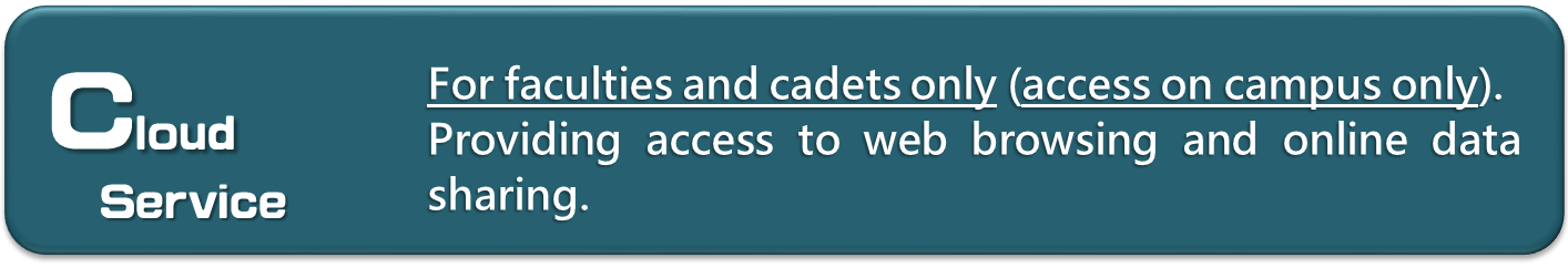 Cloud service：Providing access to web browsing and online data sharing.(New Window)